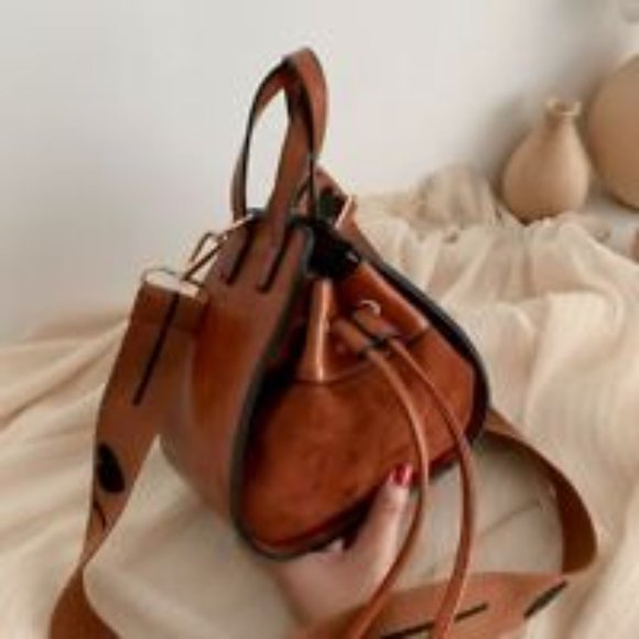 The Love Brown Leather Women's Bag - Picture 2 of 6